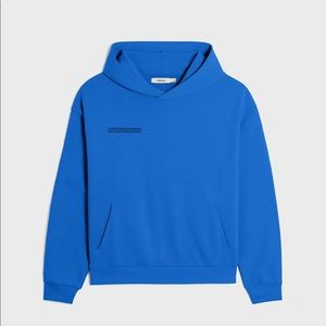 Cobalt blue Pangaia hoodie